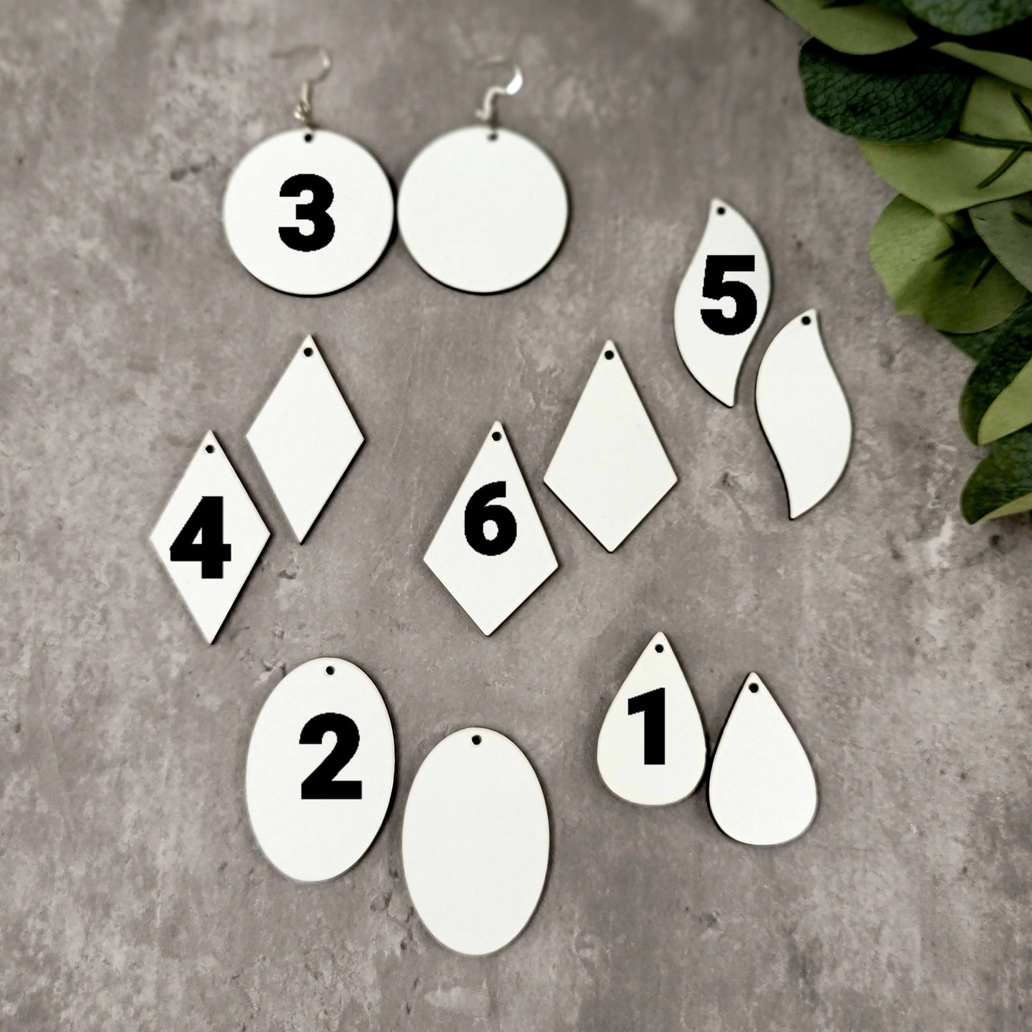 Sublimation Earrings-2PK With Hardware