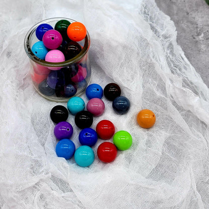 Solid Colored Beads - 10PK