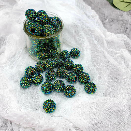 Rhinestone Beads - 10PK