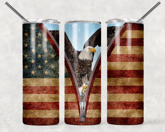 Flag Wrap For Straight Tumbler-269