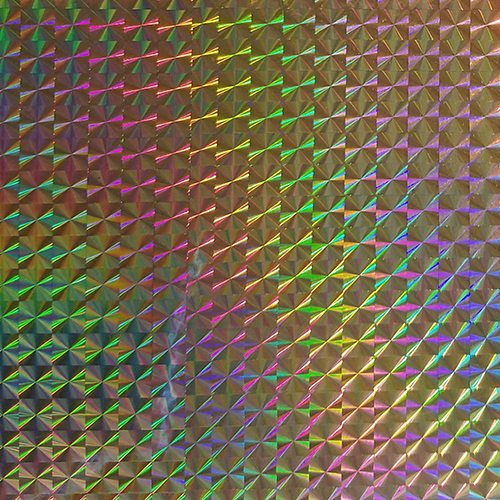 Gold Prism Holographic Film - SPECIALTIES
