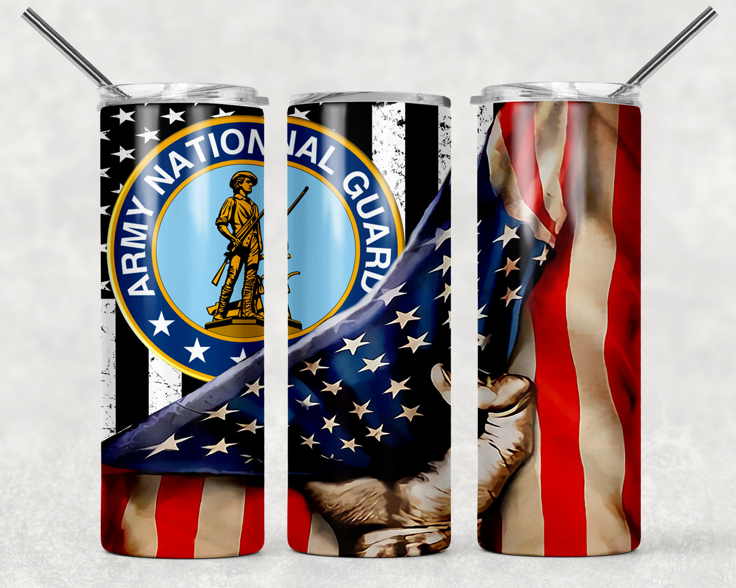 National Guard Wrap For Straight Tumbler-398