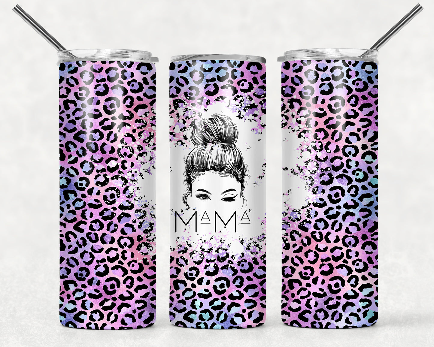 Colorful Mama 1 Wrap For Straight Tumbler-512