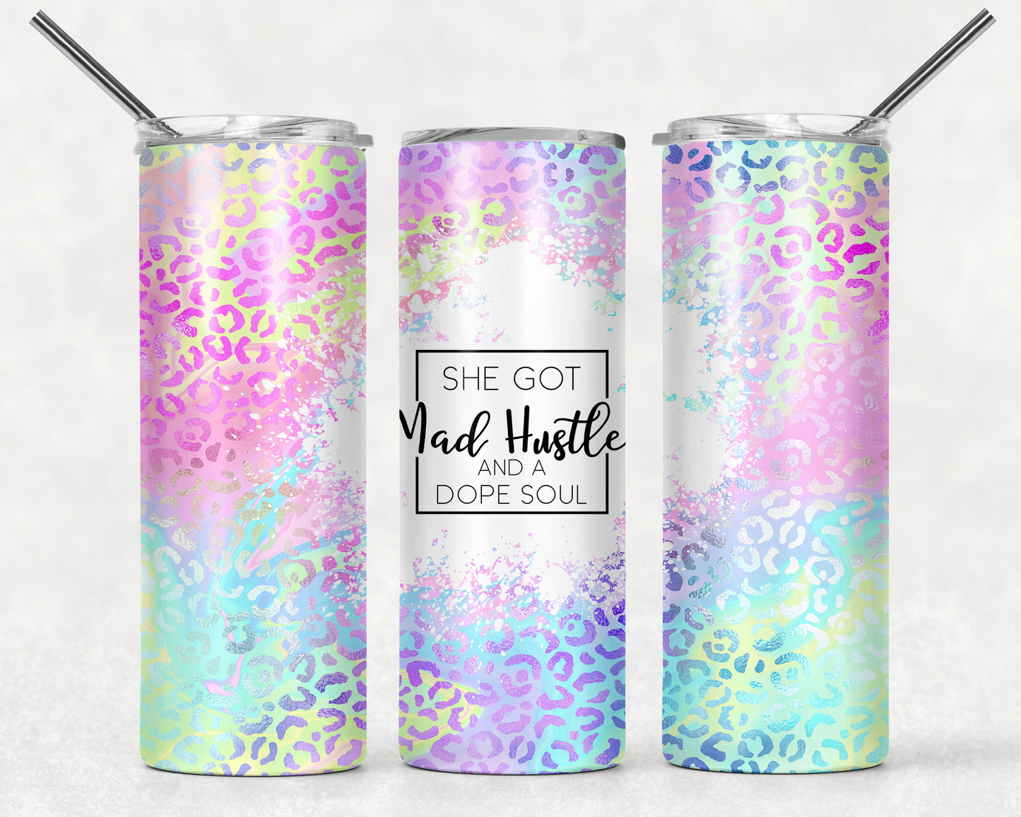 Colorful Dope Soul Wrap For Straight Tumbler-515