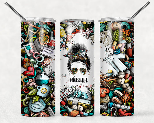 Nurse Life 2 Wrap For Straight Tumbler-565