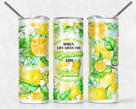 Lemons Wrap For Straight Tumbler-682