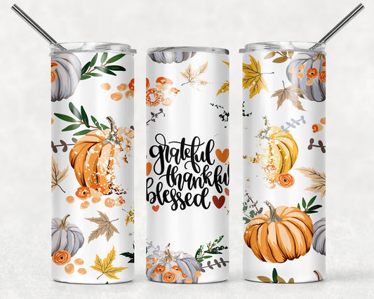 Thankful Wrap For Straight Tumbler-751