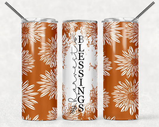 Harvest Blessing Wrap For Straight Tumbler-753