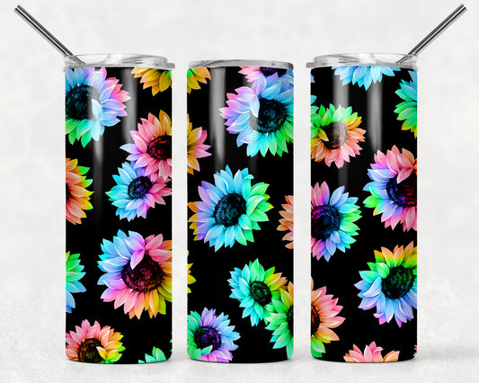 Colorful Sunflowers Wrap For Straight Tumbler-790
