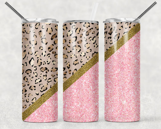 Leopard With Pink Wrap For Straight Tumbler-87