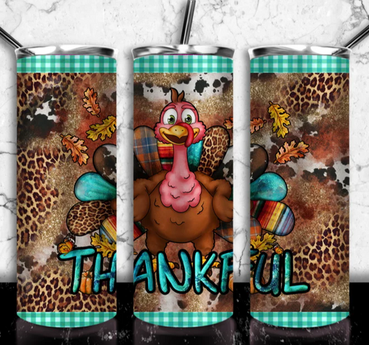 Thankful Wrap For Straight Tumbler-M96