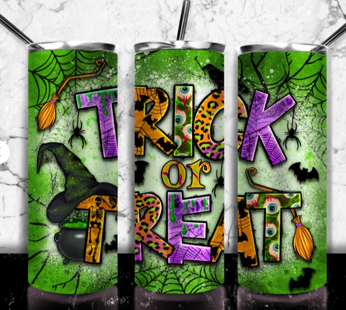 Trick Or Treat Wrap For Straight Tumbler-M94