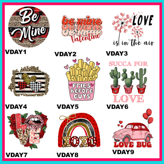 Vday Decal Sheet