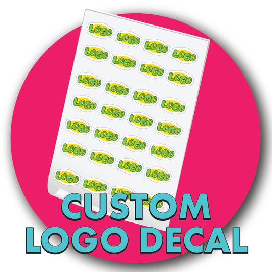 Custom logo Adhesive decals