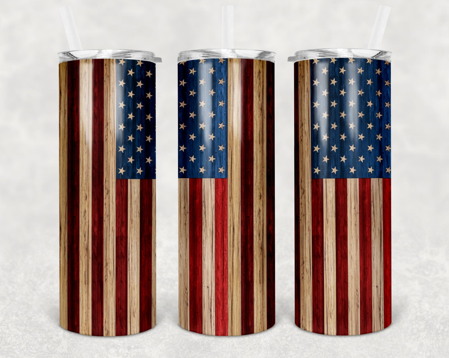 Flag Wrap For Straight Tumbler-M1