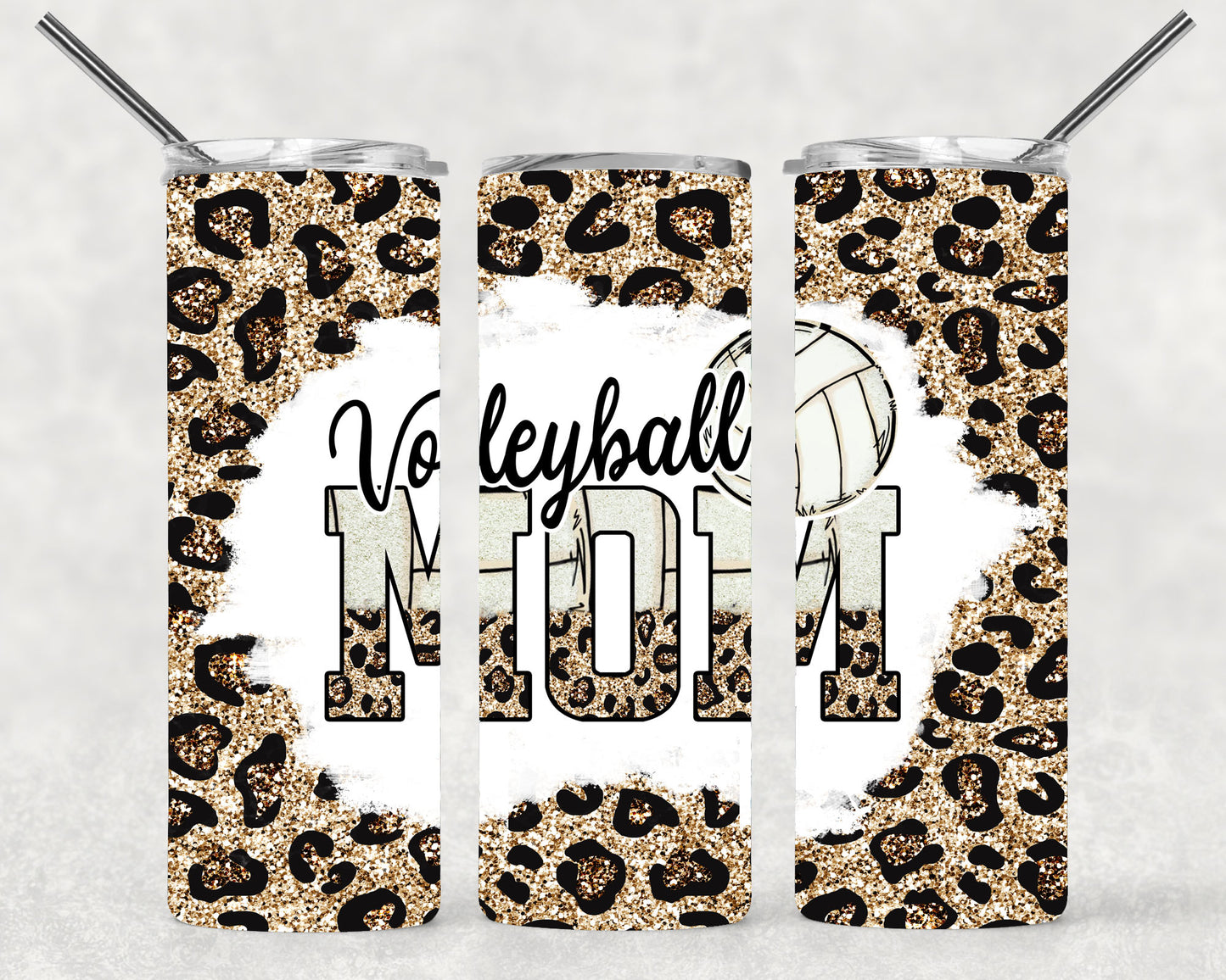 Volleyball Wrap For Straight Tumbler-M173