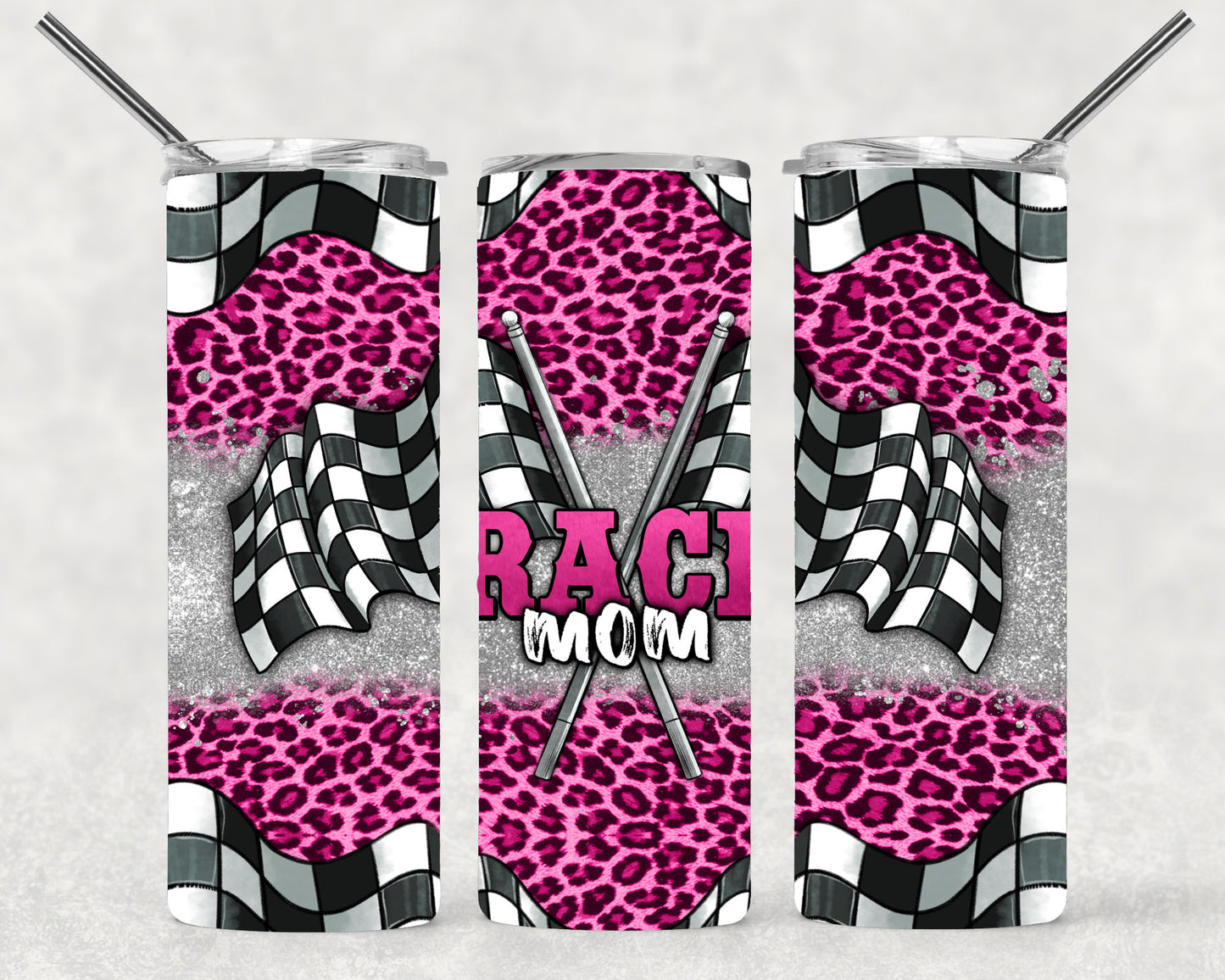 Race Mom Wrap For Straight Tumbler-M230