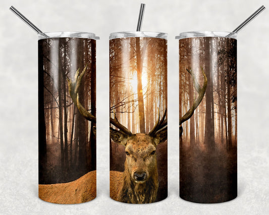 Deer Wrap For Straight Tumbler-M9