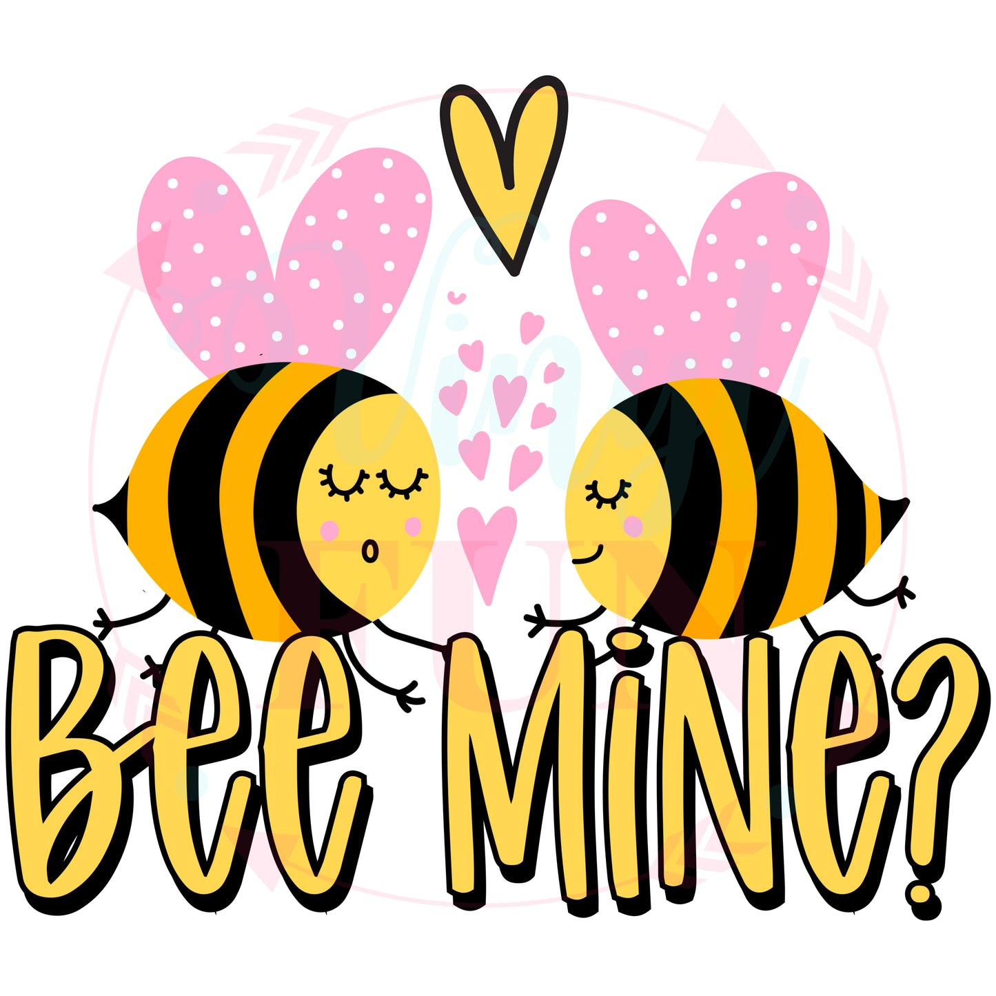 Lover Bees Decal -H12