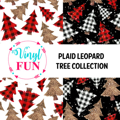 Plaid Leopard Trees Collection