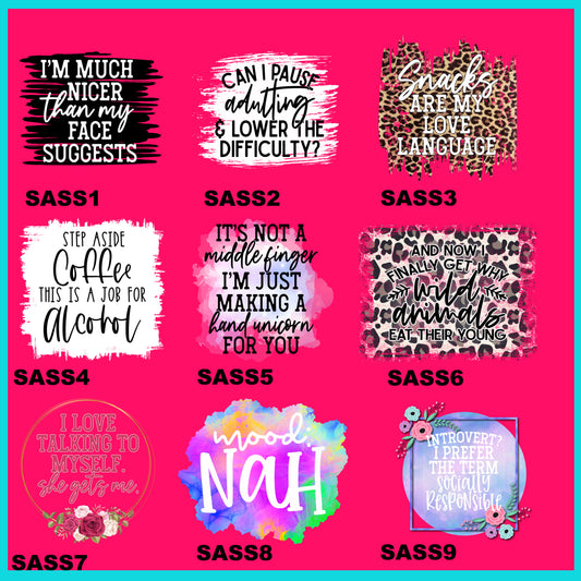 Sassy Transfer Bundle-For Fabrics