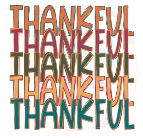 Thankful Repeat Decal-H45