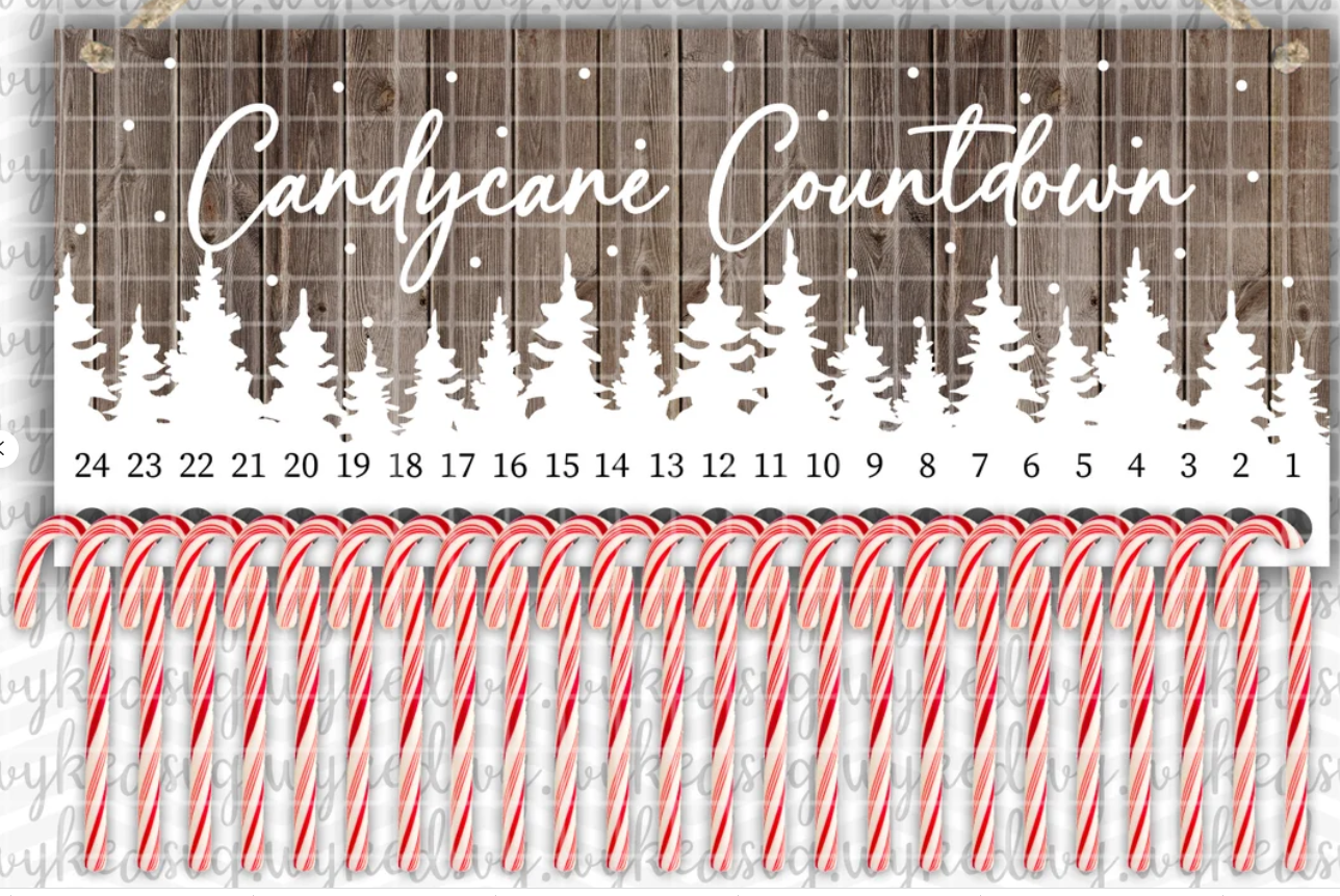 Candycane Countdown transfer