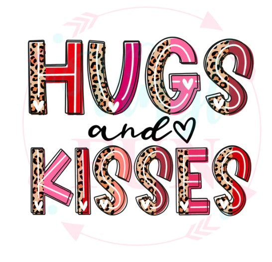 Hugs & Kisses Decal -H6