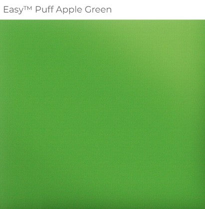 3D Puff Heat Transfer Vinyl - 20 x 36 (1 Yard) (Puff Green)