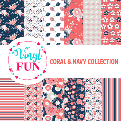 Coral & Navy Collection
