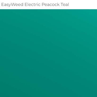 Teal EasyWeed Electric Heat Transfer Vinyl (HTV)