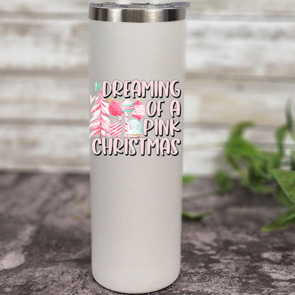 Dreaming Of A Pink Christmas Decal -H23