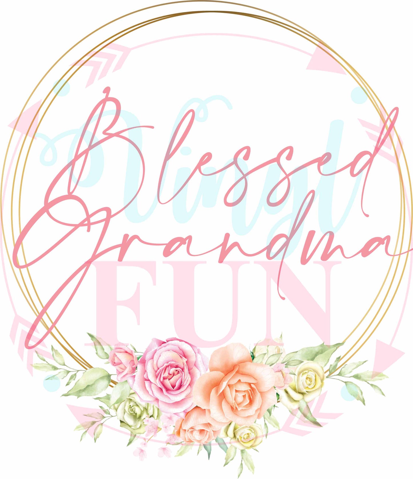Blessed Grandma Gold Ring-Digital Download