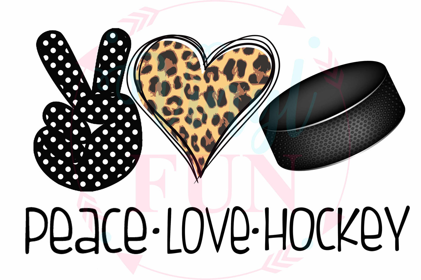 Peace Love Hockey-Digital Download