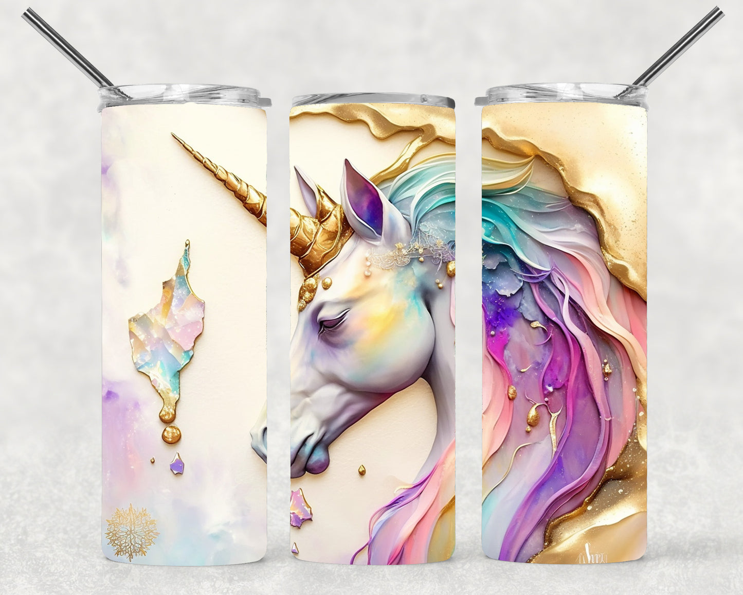 Enchanted Unicorn Wrap For Straight Tumbler-S10