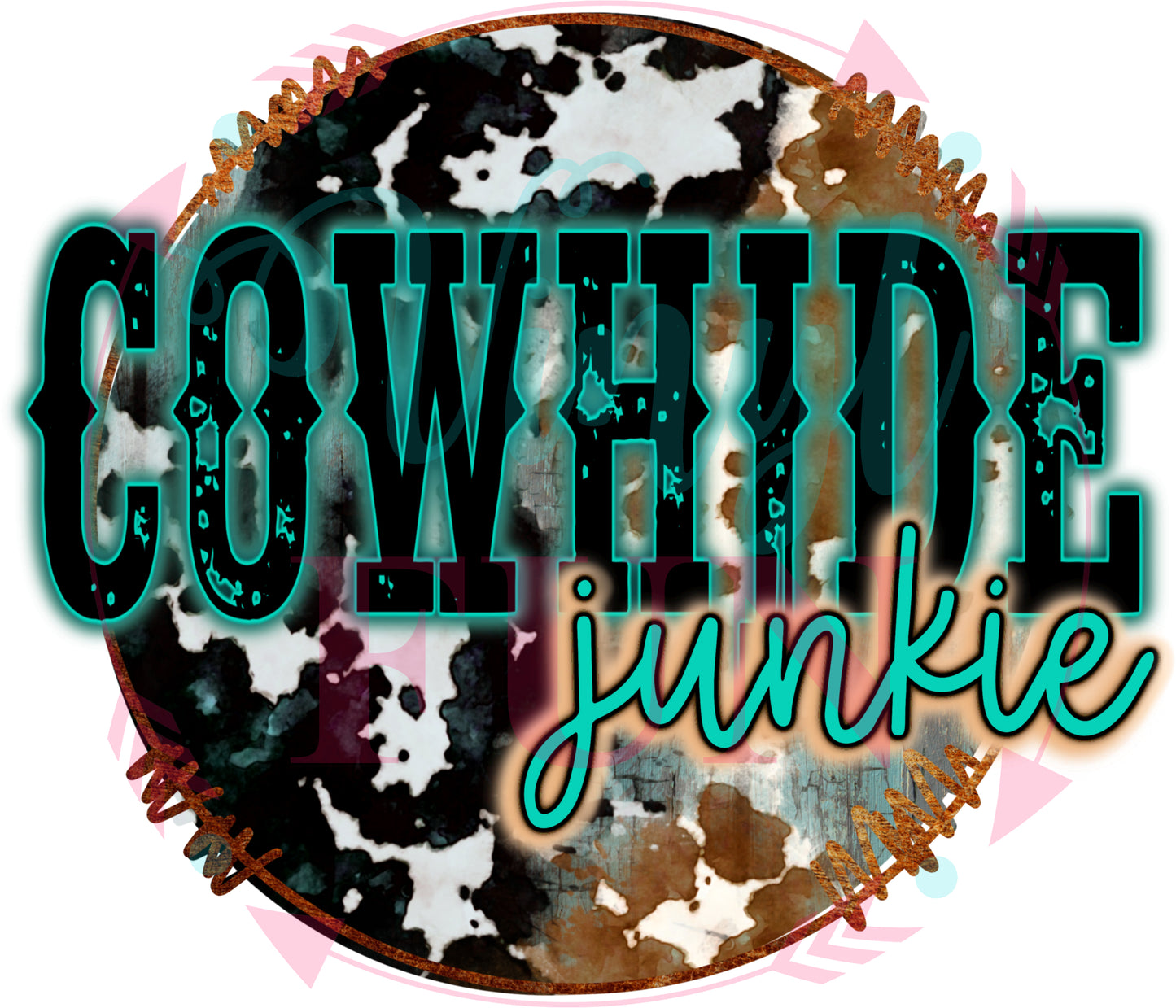 Cowhide Junkie Decal-149