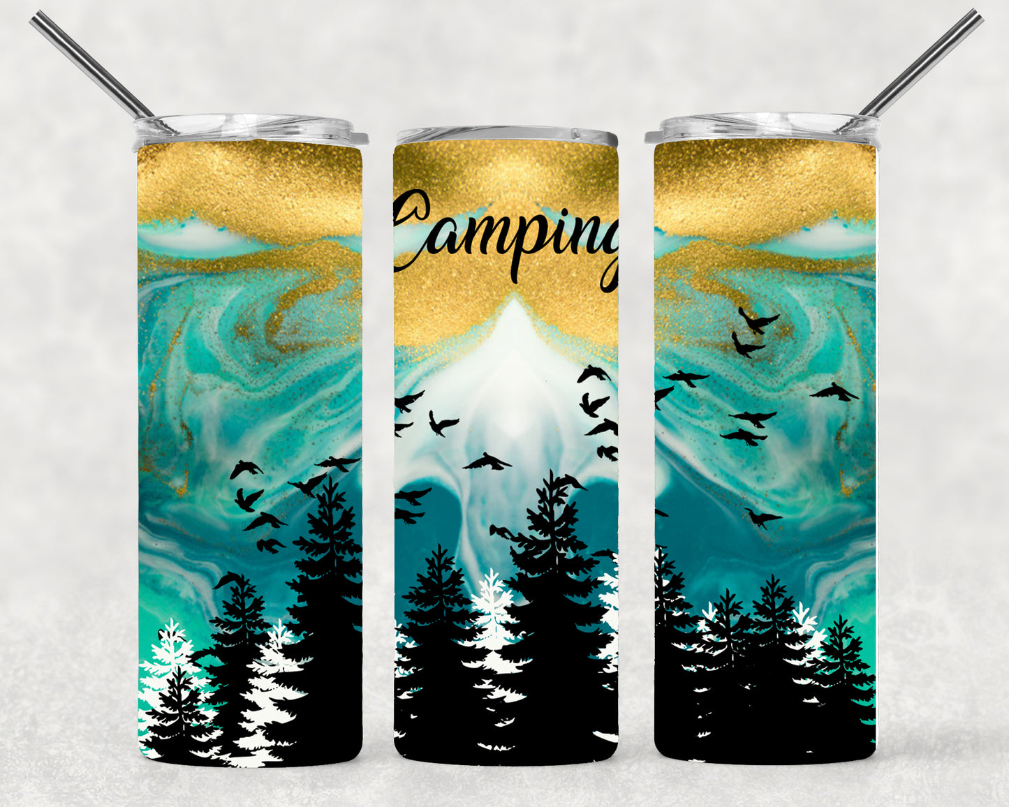 Camping Wrap For Straight Tumbler-M124