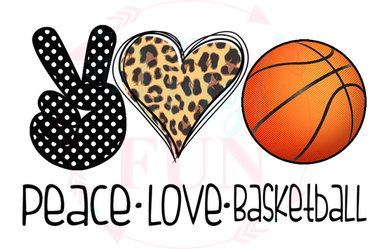 Peace Love Basketball-Digital Download