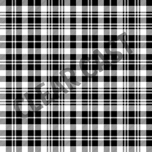 Black Plaid-Clear Cast