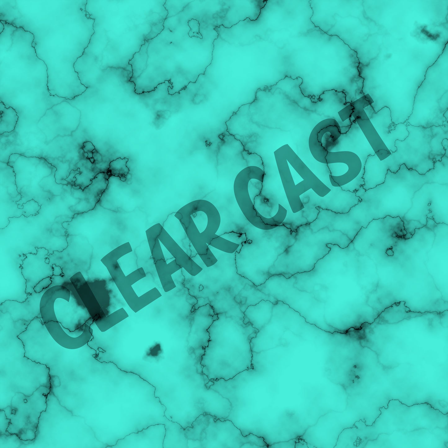 Turquoise-Clear Cast