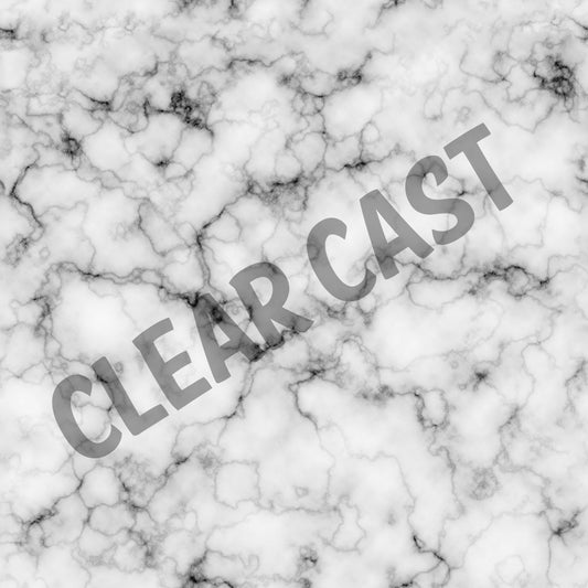 White Marble-Clear Cast