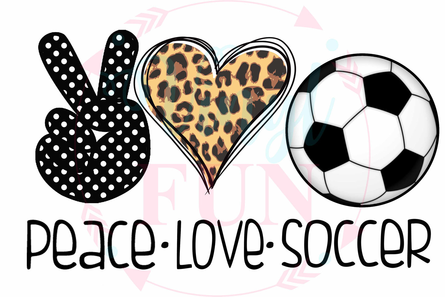 Peace Love Soccer-Digital Download