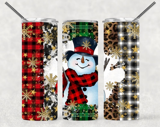 Snowman Wrap For Straight Tumbler-M126