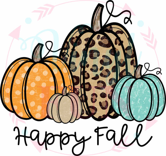 Happy Fall Pumpkins-H48